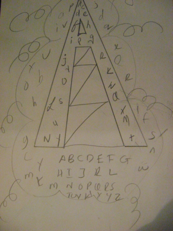 Creation of "A" of Alphabets: Step 2